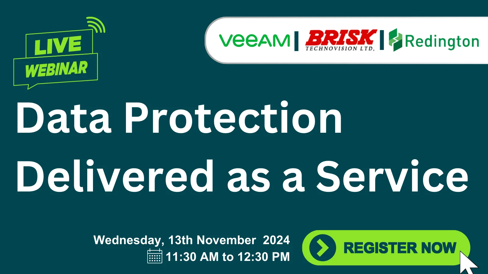 Data Protection Delivered as a Services | Brisk Technovision